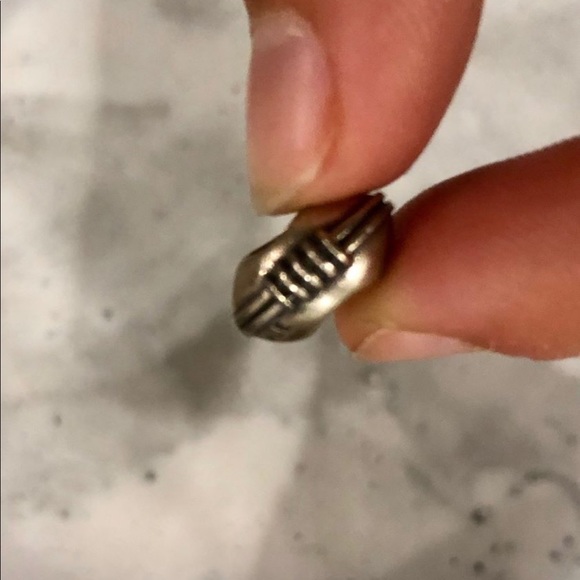 Pandora Jewelry - Authentic pandora “football” bead Pandora Jewelry - Authentic pandora “football” bead